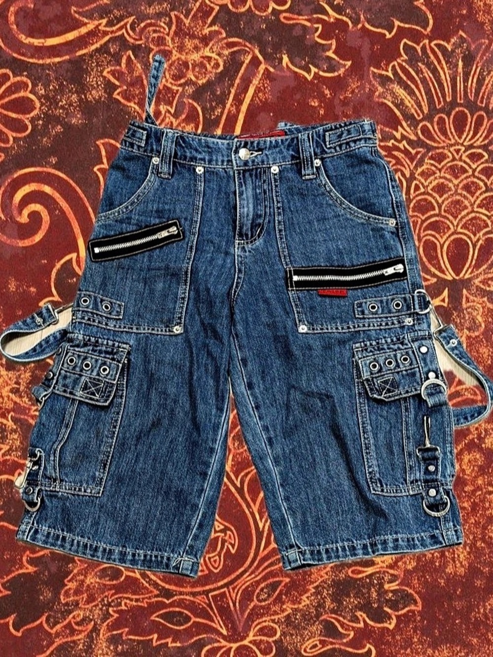 Tripp NYC Denim Cargo Shorts